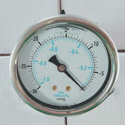 Vacuum  Back mount 63MM  1/4G oil   pressure gauge