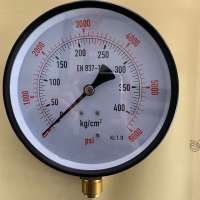 Hot Sell Big Dial Bottom Mounting Pressure Gauge