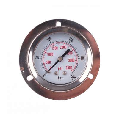 pressure gauge with front flange best gas pressure manometeront