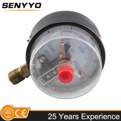 YX-150 0-1.6MPa M20 Thread Dia Electric Contact Pressure Gauge AC 380V 10VA