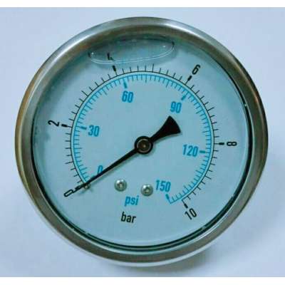 Zhejiang well sale super quality stainless steel pressure gauge